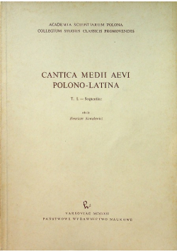 Cantica Medii Aevi Polono Latina