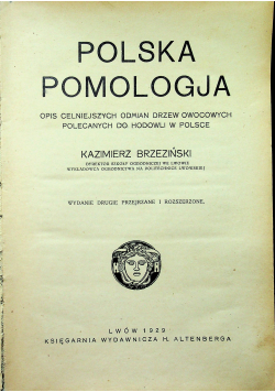 Polska pomologja 1929r.