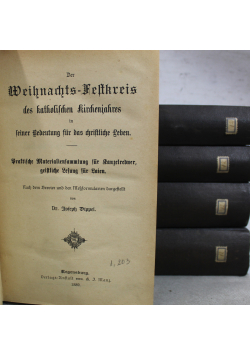 Das katholische Kirchenjahr 5 tomów 1893