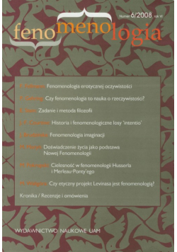 Fenomenologia nr 6/2008