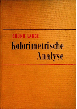 Kolorimetrische analyse