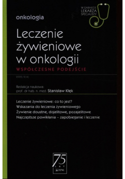Leczenie żywieniowe w onkologii