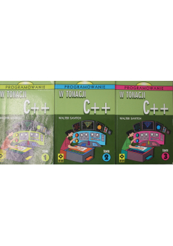 Progarmowanie w tonacji C plus plus 3 tomy