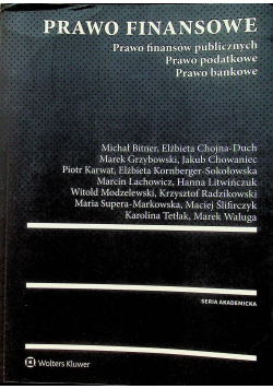 Prawo finansowe Prawo finansów publicznych Prawo podatkowe Prawo bankowe