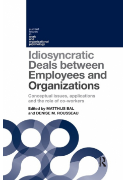 Idiosyncratic Deals between Employees and Organizations