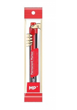 Marker permanentny Click czerwony