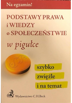 Podstawy prawa i wiedzy o społeczeństwie w pigułce