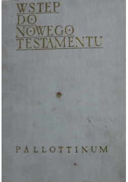 Wstęp do Nowego Testamentu