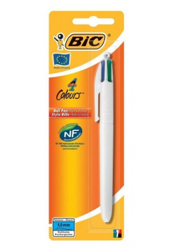 Długopis 4 Colours White Medium bls BIC
