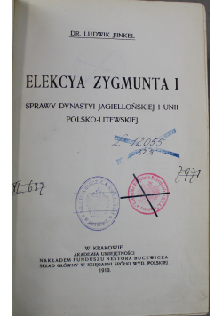 Elekcya Zygmunta I 1910 r
