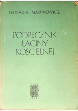 Podręcznik łaciny kościelnej