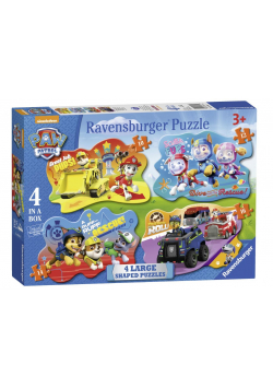 Puzzle 4w1 Psi Patrol kształty gigant