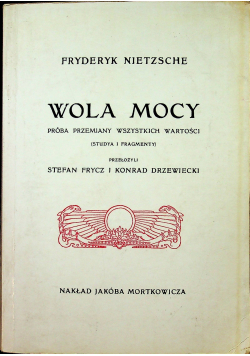 Wola mocy reprint