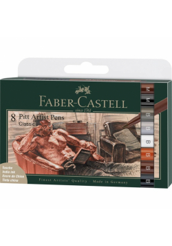 Pisaki Pitt Artist Pen B Classical 8szt