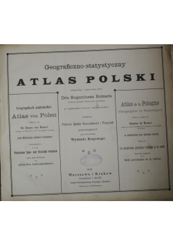 Geograficzno statystyczny atlas Polski 1916 r
