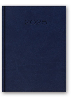 Kalendarz 2025 B5 tyg vivella niebieski