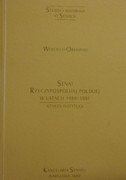 Senat Rzeczypospolitej Polskiej w latach 1989-1991