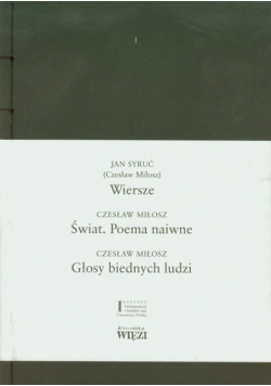 Wiersze Świat Poema naiwne Głosy biednych ludzi