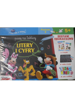 Disney Ucz się z nami Piszę na tablicy litery i cyfry