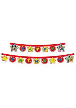Banner Mickey - Happy Birhday