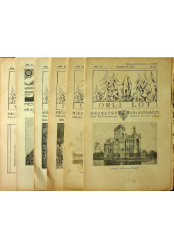 Miesięcznik Orli lot 6 Numerów 1923r