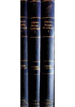 Moraltheologie III Tomy 1923 r