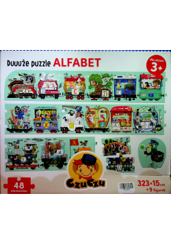 Duuuże puzzle ALFABET 48 elementów