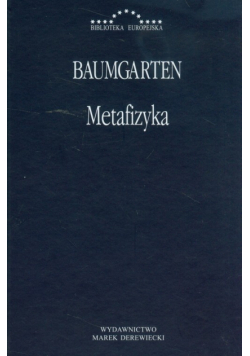 Baumgarten Gottlieb Aleksander - Metafizyka