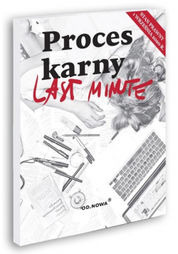 Last Minute. Proces karny 01.09.2020