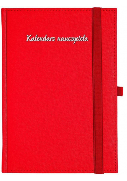 Kalendarz Nauczyciela A5 2019/2020 Cross czerwony