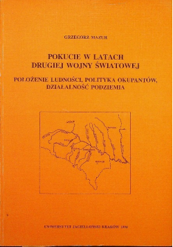 Pokucie w latach drugiej wojny światowej