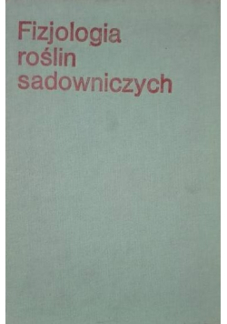 Fizjologia roślin sadowniczych