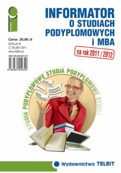 Informator o studiach podyplomowych i MBA 2011/2012