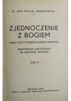 Zjednoczenie z Bogiem Tom II 1935 r.