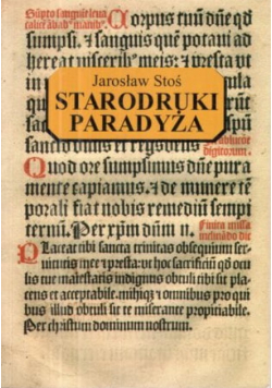Starodruki Paradyża