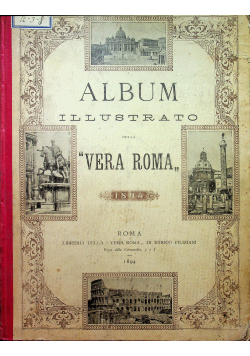 Album illustrato della Vera Roma 1894r.