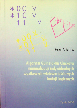 Algorytm Quine a Mc Cluskeya minimalizacji indywidualnych