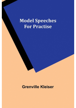 Model Speeches for Practise