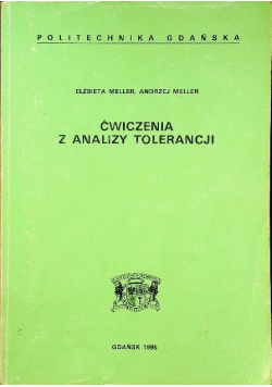 Ćwiczenia z analizy tolerancji