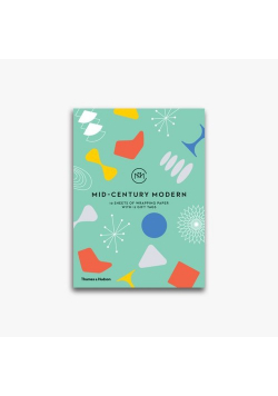 Mid-Century Modern Gift Wrapping Paper Book