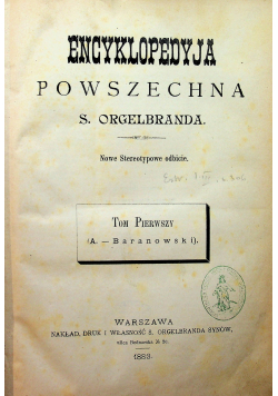 Encyklopedyja Powszechna 1883r