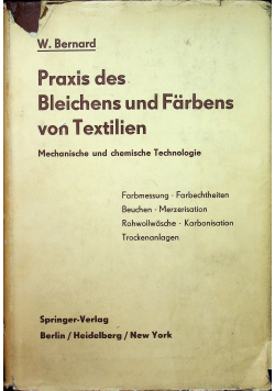 Praxis des Bleichens und Farbens von Textilien