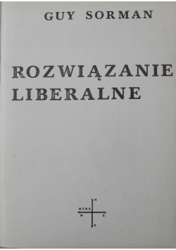 Rozwiązanie liberalne