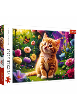 37525 "500 - Uroczy kotek" / Trefl FSC Mix 70%