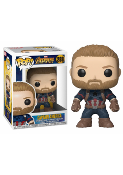 Figurka Bobble Marvel: Avengers Infinity War Captain America Funko POP