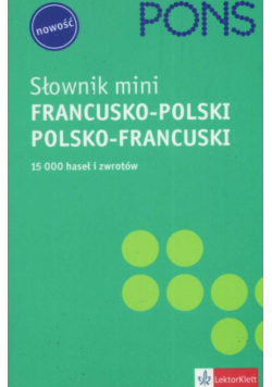 Pons Słownik mini francusko - polski, polsko - francuski