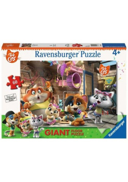 Puzzle 60 44 koty W garażu Giant podłogowe