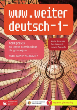 www.weiter deutsch 1: Podręcznik z płytą CD