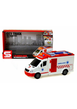 Ambulans 1:16 światło i dźwięk