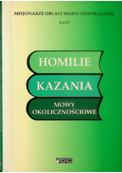 Homilie kazania mowy okolicznościowe